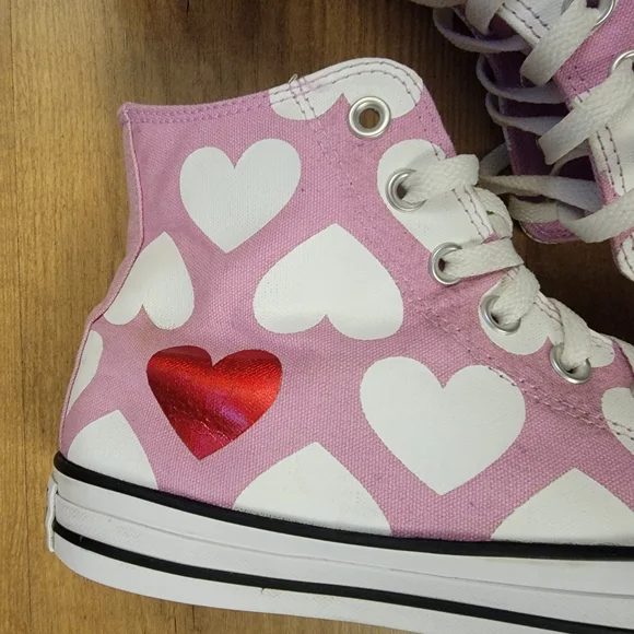 Converse Chuck Taylor All Star Hi 'Valentine' Sneakers - Picture 10 of 15